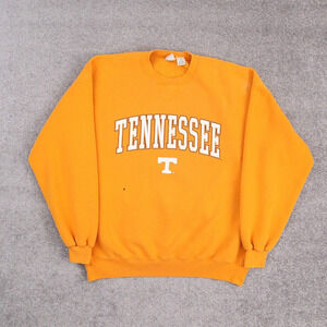 University of Tennessee XL Orange Long Sleeve Crew Neck Pullover Sweatshirt